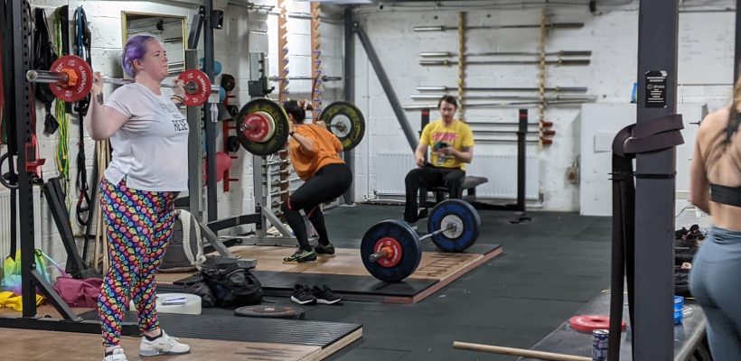 Asylum Powerlifting Squad training